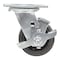 Vestil Rubber Swivel With Brake Caster 4 In. Diameter x 2 In. Width 396 Lb. Capacity Black CST-VE-4X2MR-SWB - alternate 7